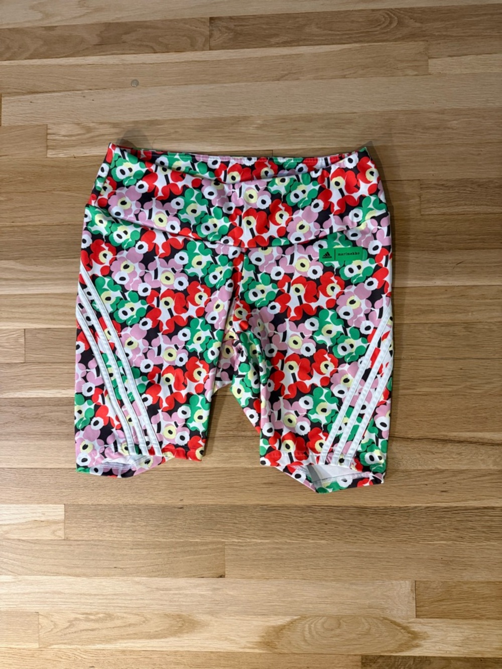 Adidas x Marimekko Floral Print Bike Shorts | 2XL